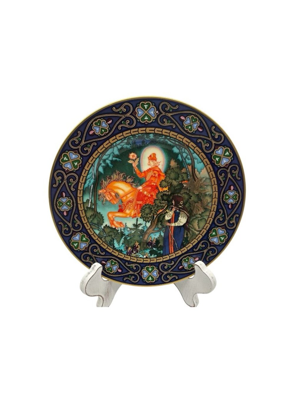 Villeroy & Boch Heinrich The Russian Fairy Tales Porcelain Plate Vassilissa The
